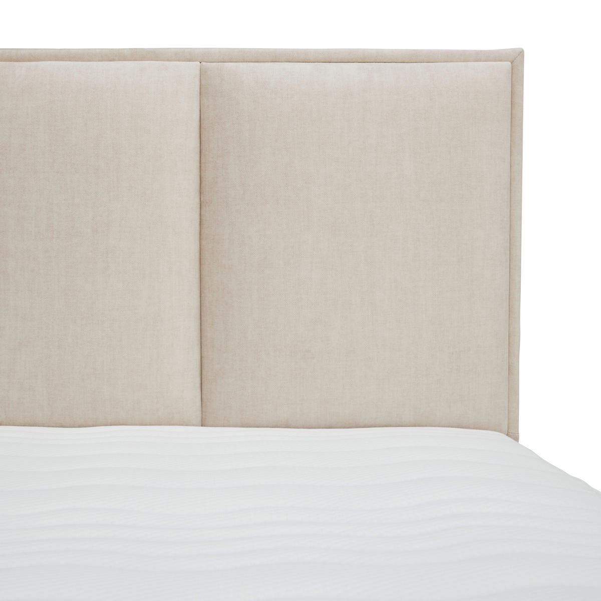 BOXSPRINGBETT 180/200 cm  in Creme  - Creme/Alufarben, Modern, Textil (180/200cm) - MID.YOU