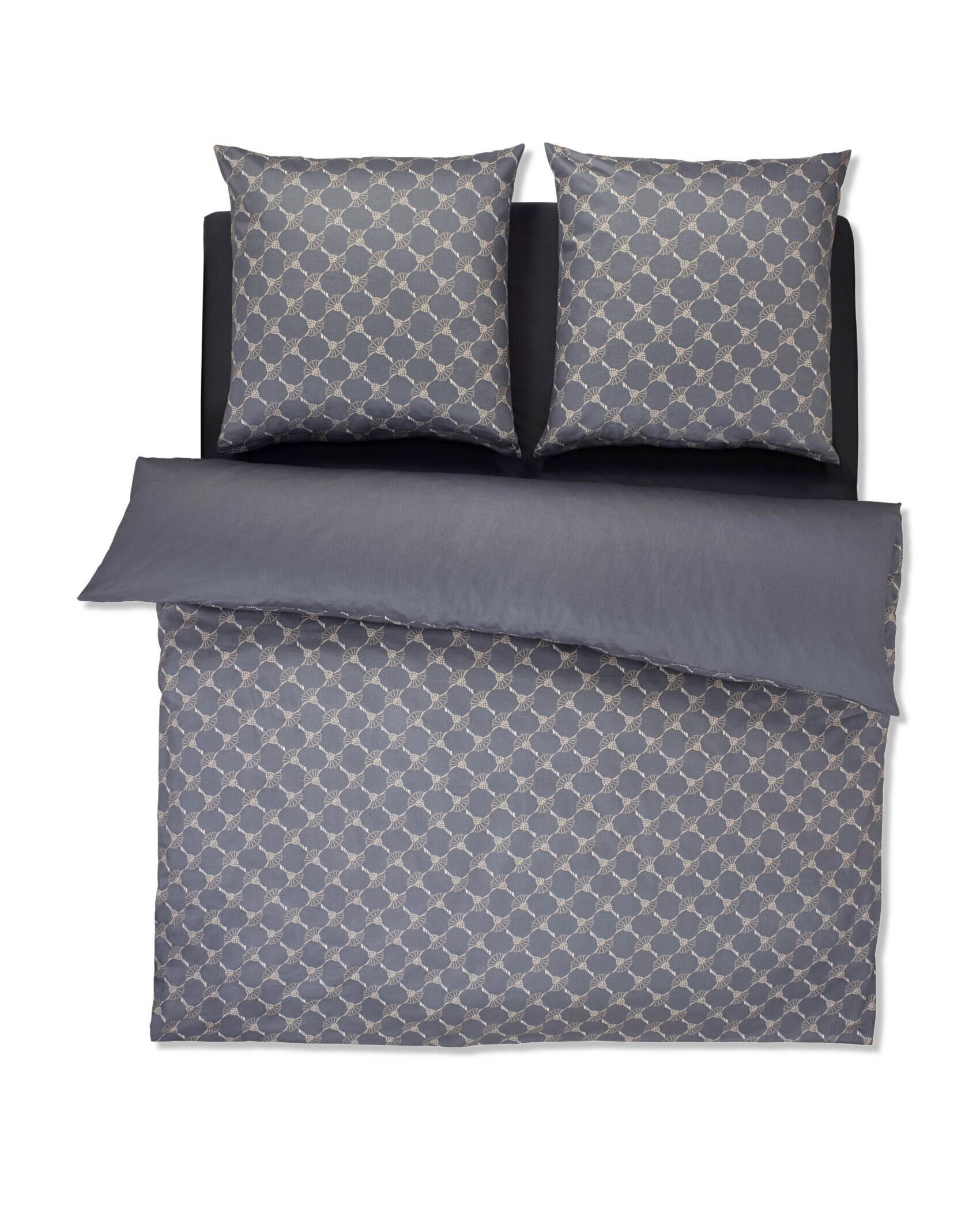 BETTWÄSCHE 3-teilig JOOP! CORNFLOWER GRADIANT Jersey 200/200 cm  - Grau, Basics, Textil (200/200cm) - Joop!