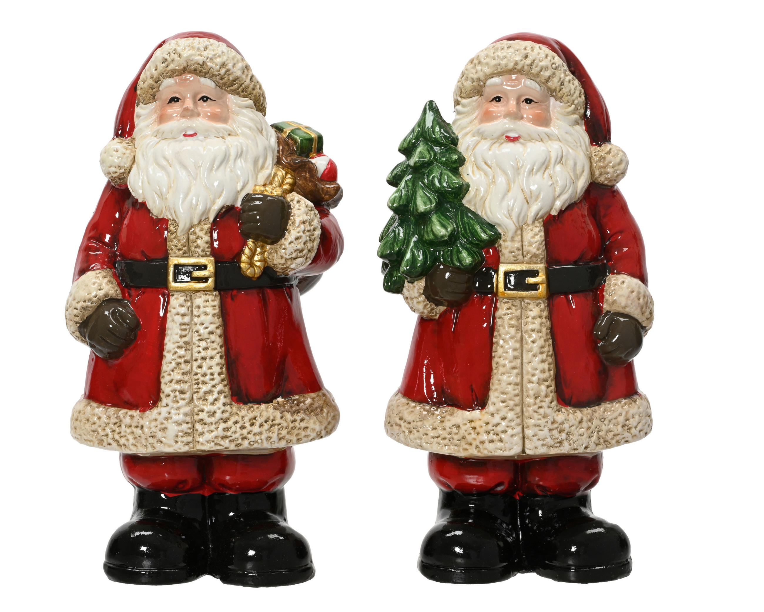 KARÁCSONYI FIGURA - többszínű, Basics, kerámia (10/12/23.5cm)