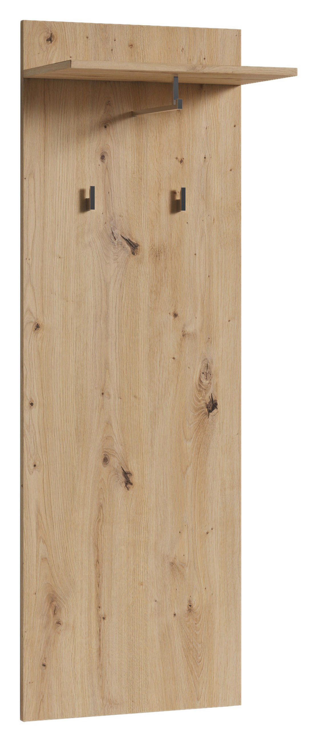 GARDEROBE 5-teilig  in 49/196/30 cm  - Weiß/Eiche Artisan, Design, Glas/Holzwerkstoff (49/196/30cm) - MID.YOU