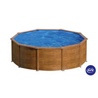 POOL-SET 2024 460/120 cm  - Braun, KONVENTIONELL, Metall (460/120cm) - Gre