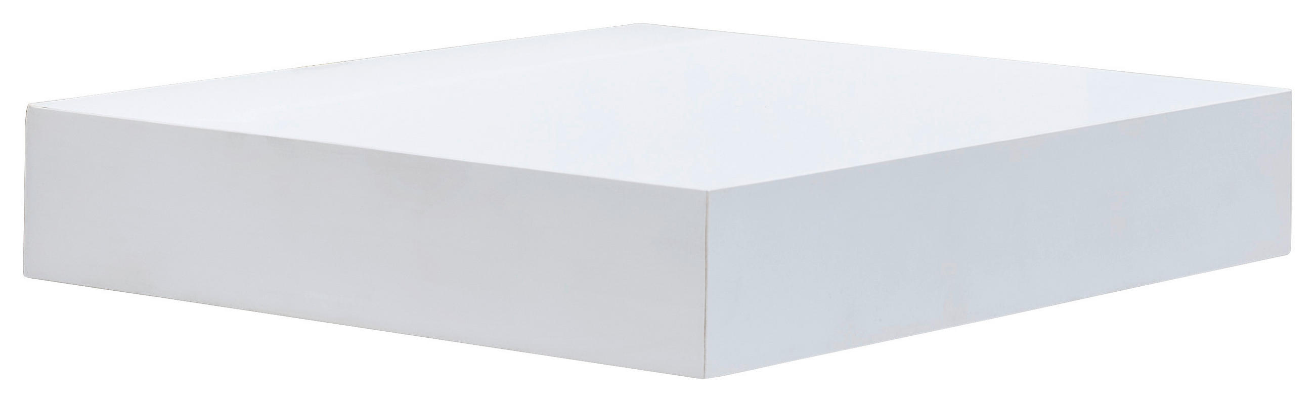 WANDBOARD Weiß  - Weiß, Basics, Holzwerkstoff (30/5/25cm) - Xora