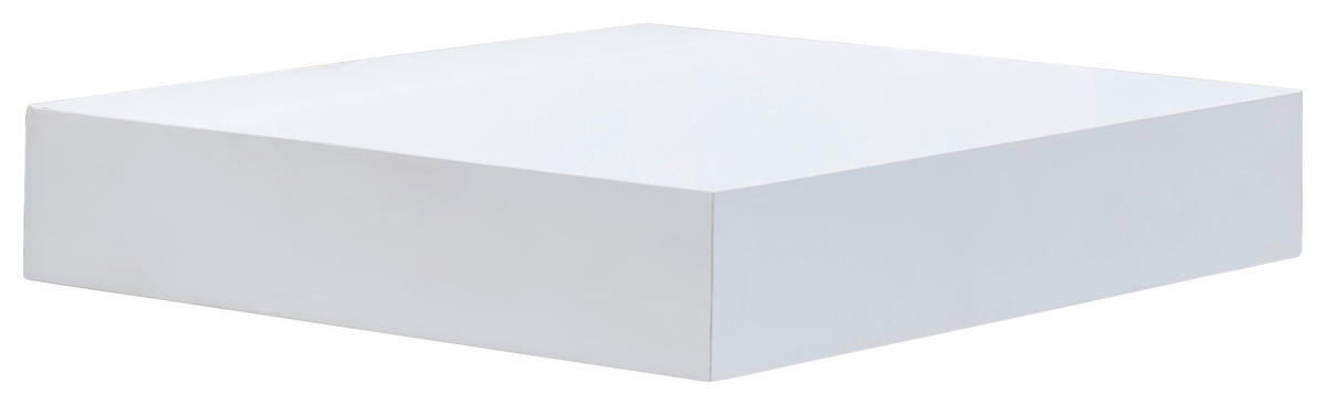 WANDBOARD Weiß  - Weiß, Basics, Holzwerkstoff (30/5/25cm) - Xora