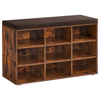 SCHUHBANK 78,5/48/30,3 cm  - Dunkelbraun, Trend, Holzwerkstoff (78,5/48/30,3cm) - MID.YOU