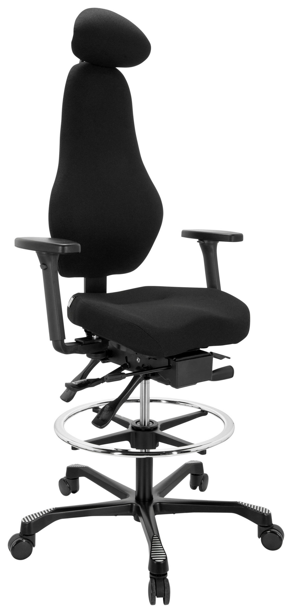 SNURRSTOL  i flatväv svart  - svart, Basics, metall/textil (70/126/54cm) - MID.YOU