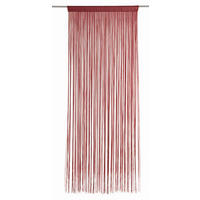 NITASTA ZAVESA UNI, RDEČA  prosojno   90/245 cm  - rdeča, Konvencionalno, tekstil (90/245cm) - Boxxx