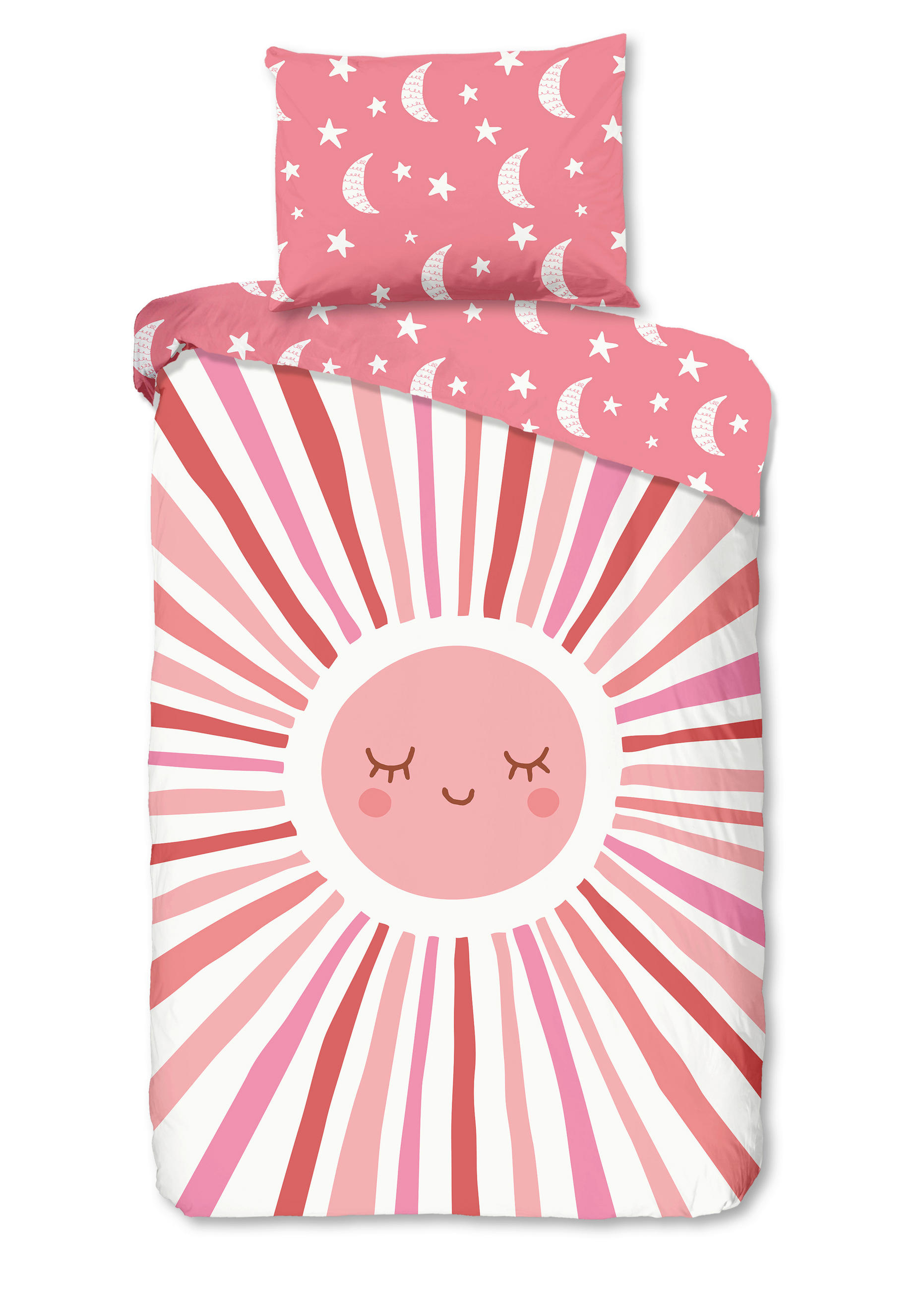 KINDERBETTWÄSCHE 140/200 cm  - Rosa, Trend, Textil (140/200cm)