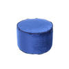 POUF Samt 47/32/47 cm  - Blau, Basics, Textil (47/32/47cm) - Kayoom