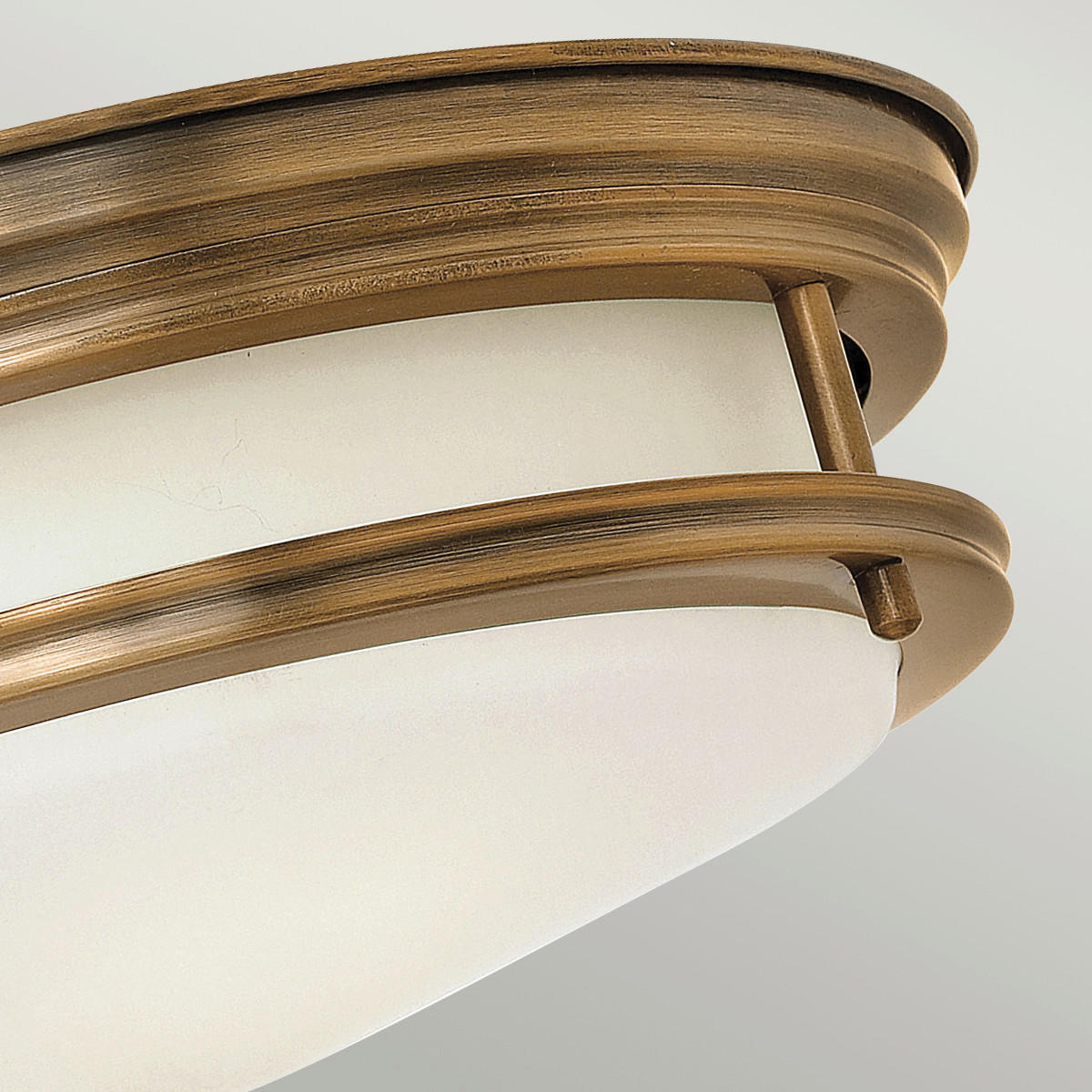 DECKENLEUCHTE  30.5/11.7 cm    - Bronzefarben, Konventionell, Glas/Metall (30.5/11.7cm) - Elstead Lighting