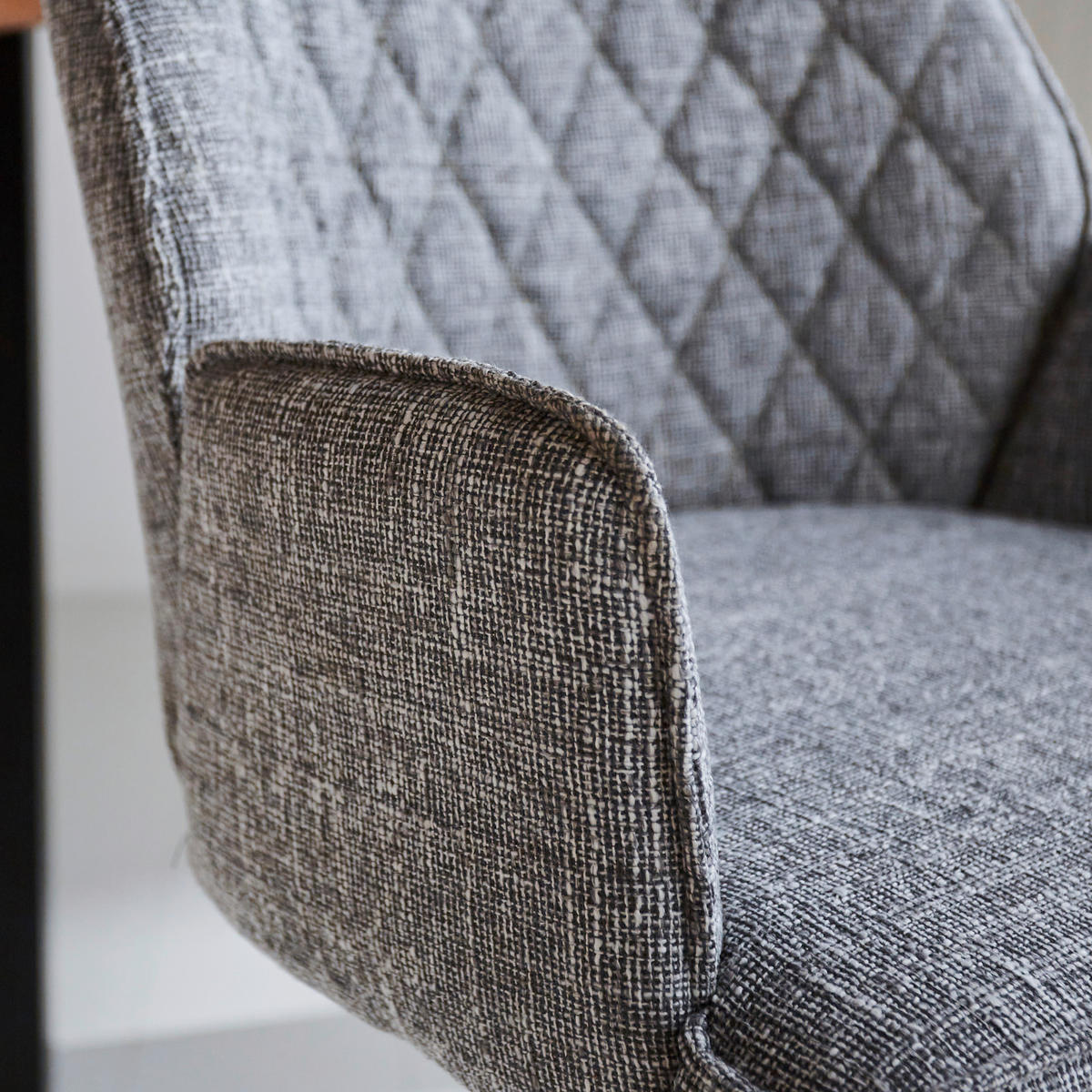 SADA BAROVÝCH ŽIDLÍ 2 kusy - černá/světle šedá, Moderní, kov/textil (54/100/58cm) - MID.YOU