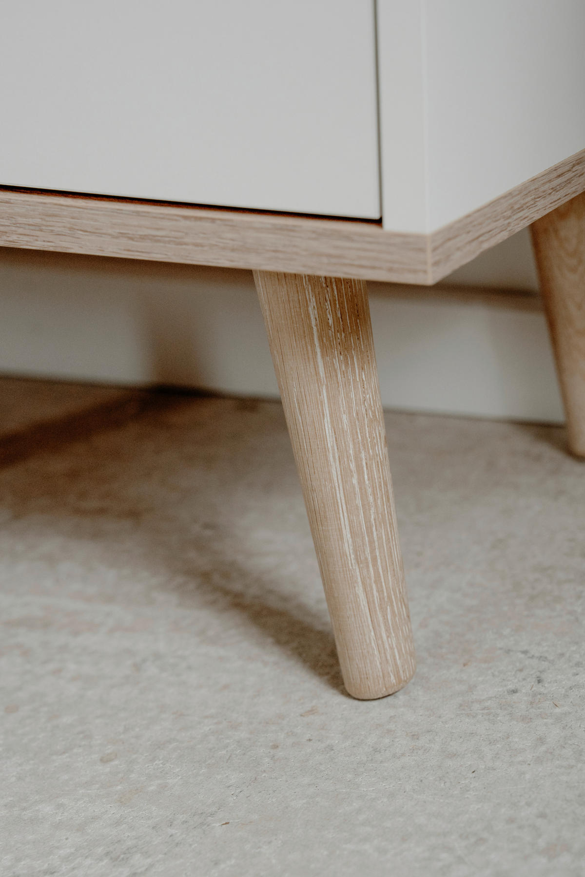 GARDEROBE 3-teilig  in 68/195/32 cm  - Weiss/Sonoma Eiche, Design, Glas/Holzwerkstoff (68/195/32cm) - MID.YOU
