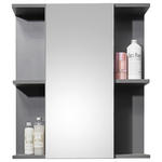 SPIEGELSCHRANK 60/71/20 cm  - Anthrazit, Natur, Glas/Holzwerkstoff (60/71/20cm) - Xora