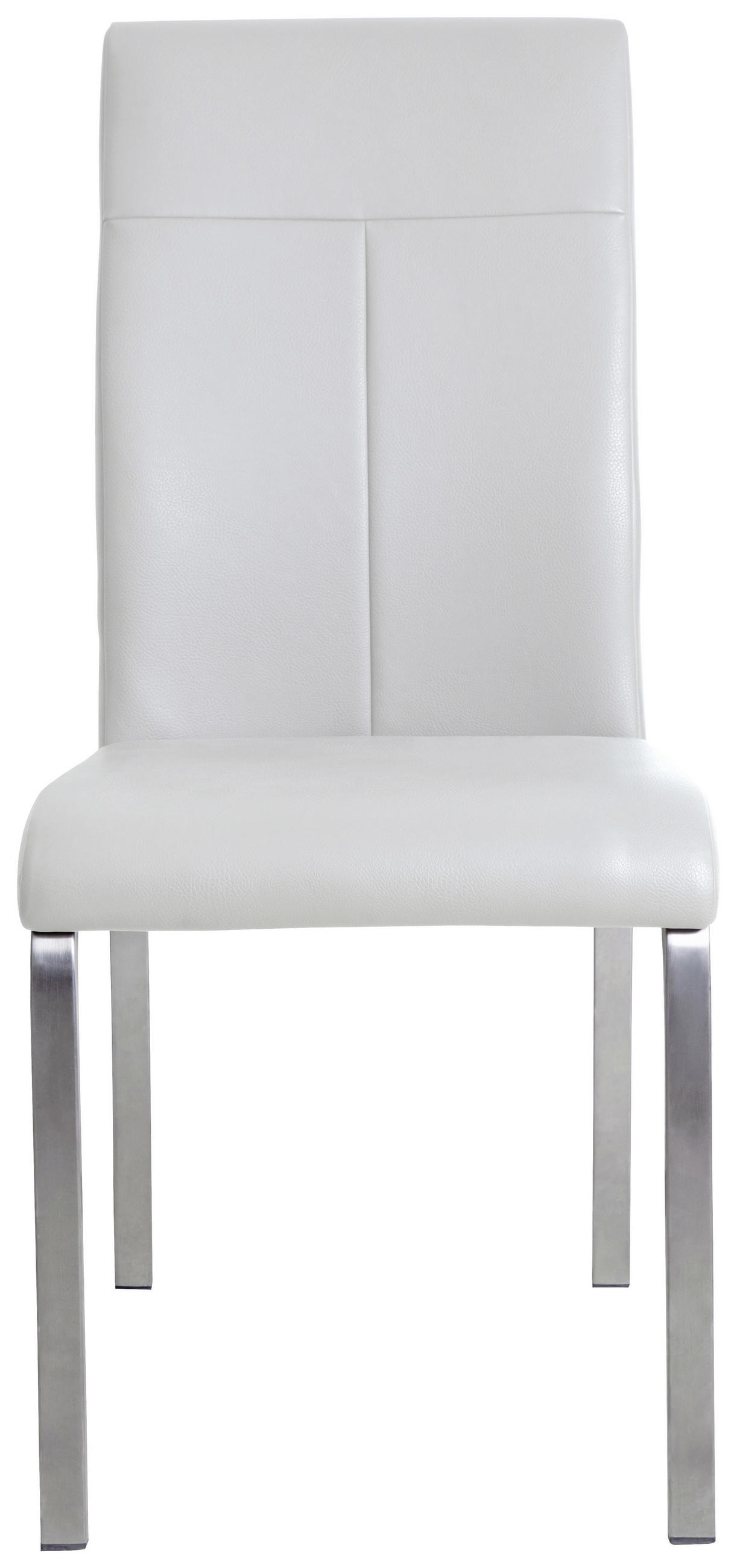 STOL, umetna masa bela - bela, Design, kovina/umetna masa (45,5/98/65,5cm) - Hom`in