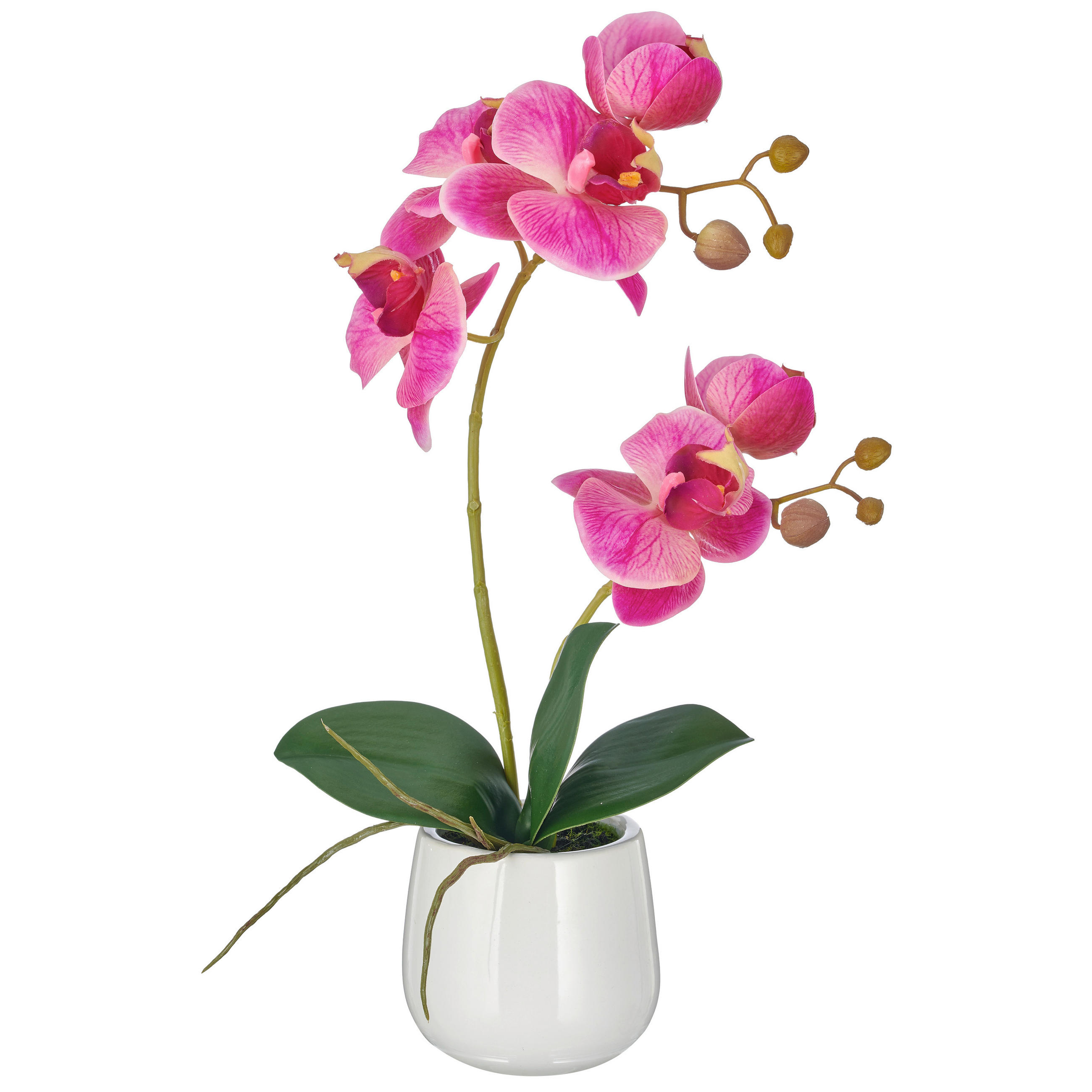 KUNSTBLUME - Pink/Lila, Basics, Keramik/Kunststoff (38cm)