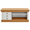 LOWBOARD  in 143/59/45 cm  - Laugenfarbig/Weiß, ROMANTIK / LANDHAUS, Holz/Metall (143/59/45cm) - Boxxx