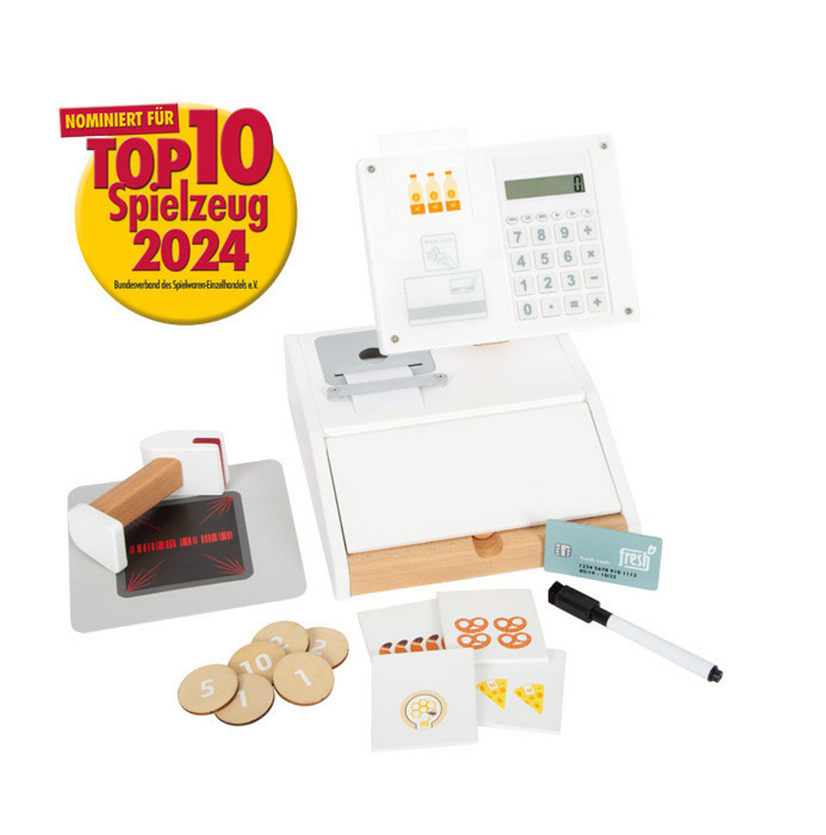 SPIELKASSE Tasty  - Multicolor, Basics, Holz/Papier (19/18/21cm) - small foot