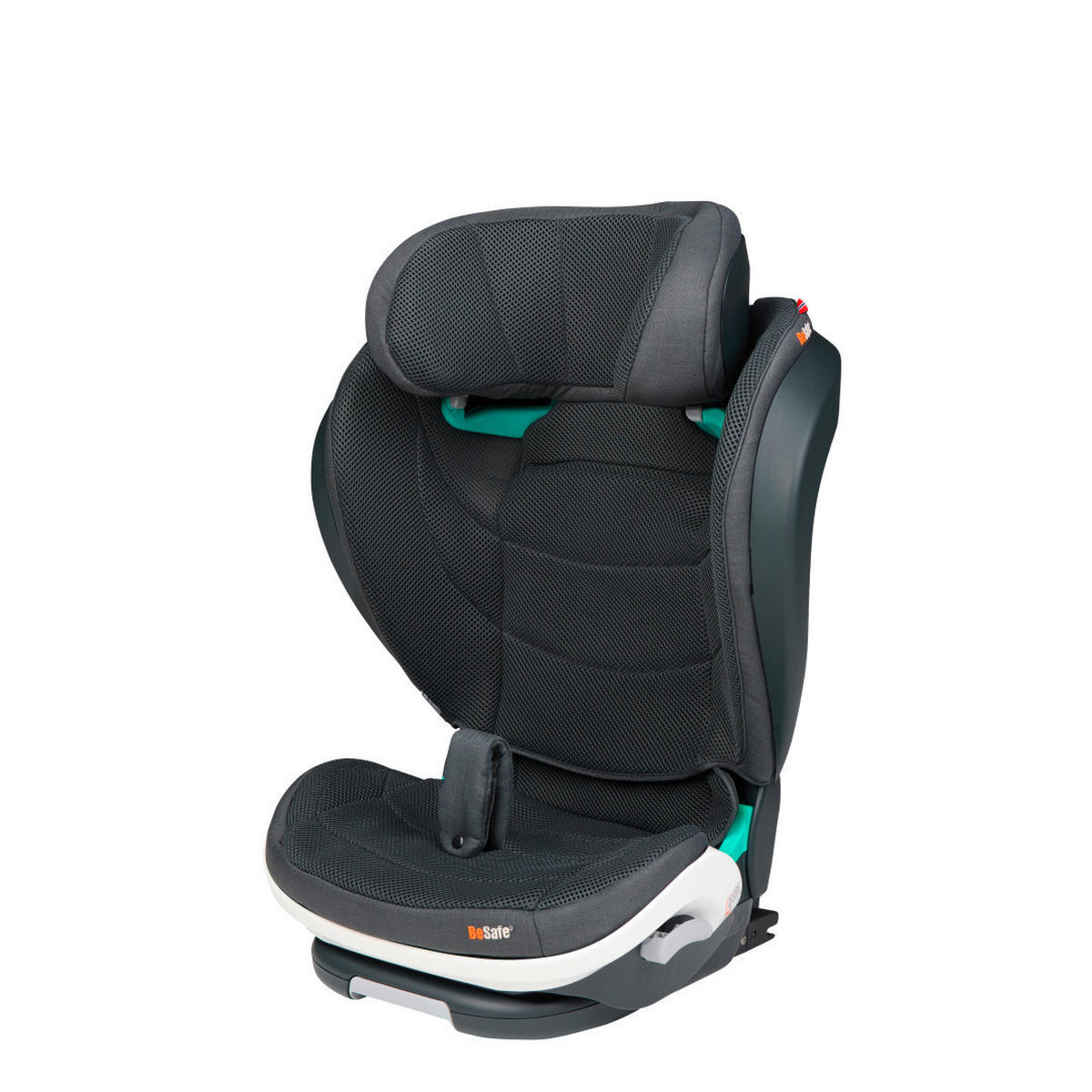 DJEČJA AUTOSJEDALICA  IZI FLEX FIX 2 I-SIZE  - antracit, Basics, tekstil/plastika (7kg) - Besafe