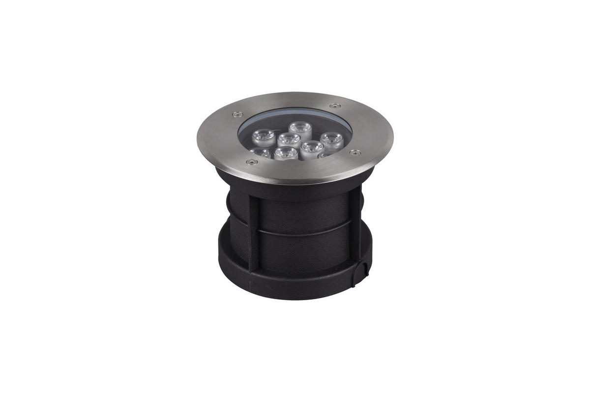 LED-AUßENLEUCHTE Belaja 16/12 cm   - Nickelfarben, Basics, Metall (16/12cm) - Trio Leuchten
