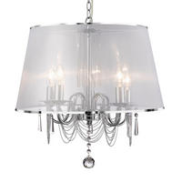 HÄNGLAMPA VENETIAN 50/140 cm  - kromfärg, Design, metall/glas (50/140cm)