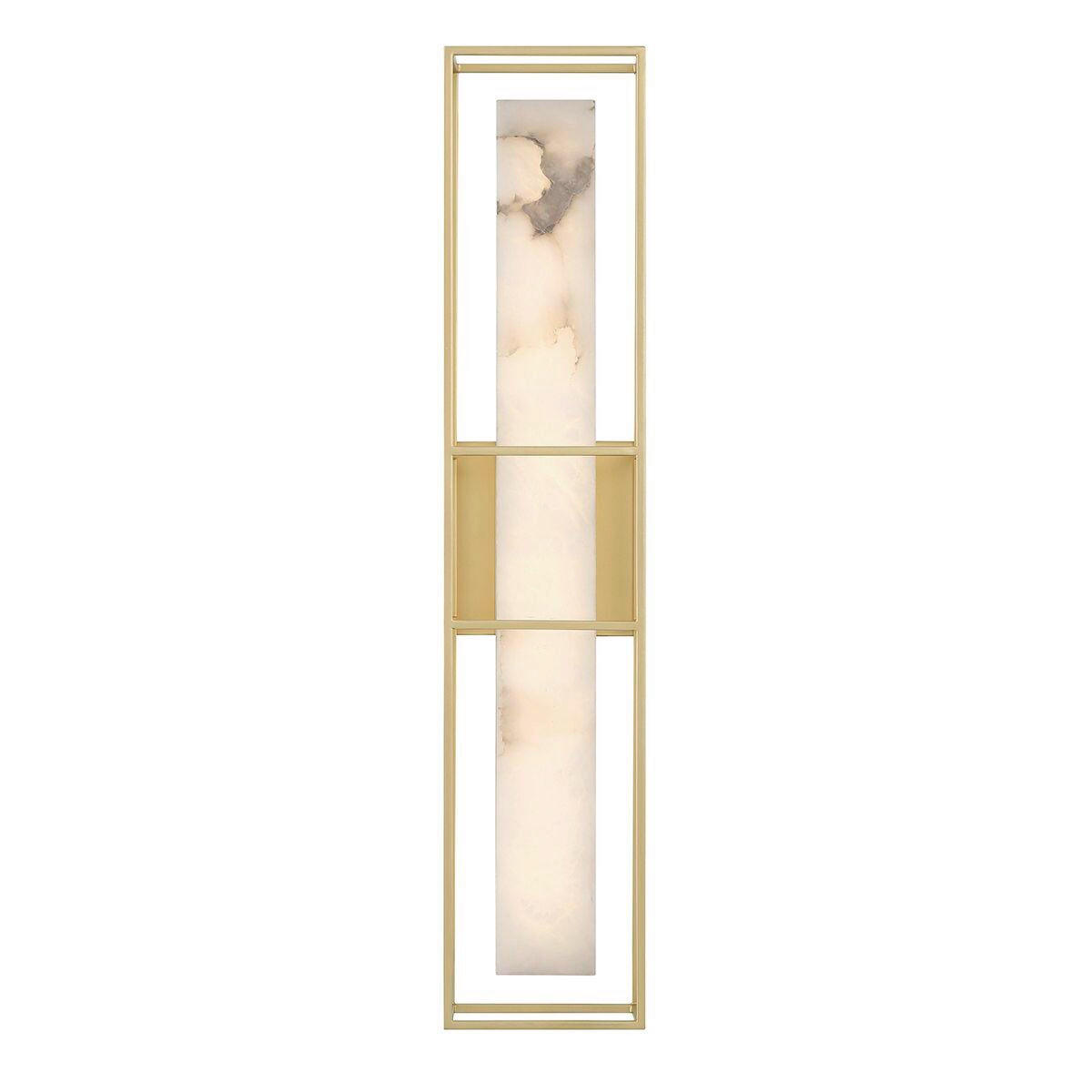 LED-WANDLEUCHTE - Goldfarben, Konventionell, Glas/Metall (61/12,7/11,5cm) - Elstead Lighting