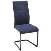 SCHWINGSTUHL Webstoff Grau, Schwarz - Schwarz/Grau, Design, Textil/Metall (43/99/62cm) - Carryhome