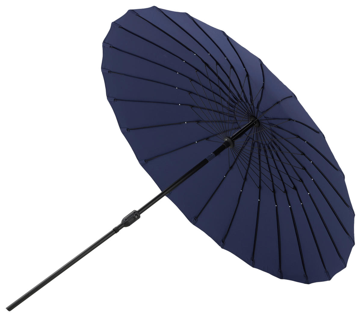 SONNENSCHIRM  - Blau, KONVENTIONELL (270/270cm) - Gardenson
