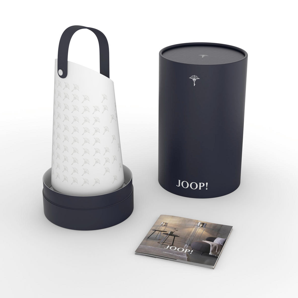 AKKU-TISCHLEUCHTE - Weiss, Konventionell, Kunststoff/Metall (13/28cm) - Joop!