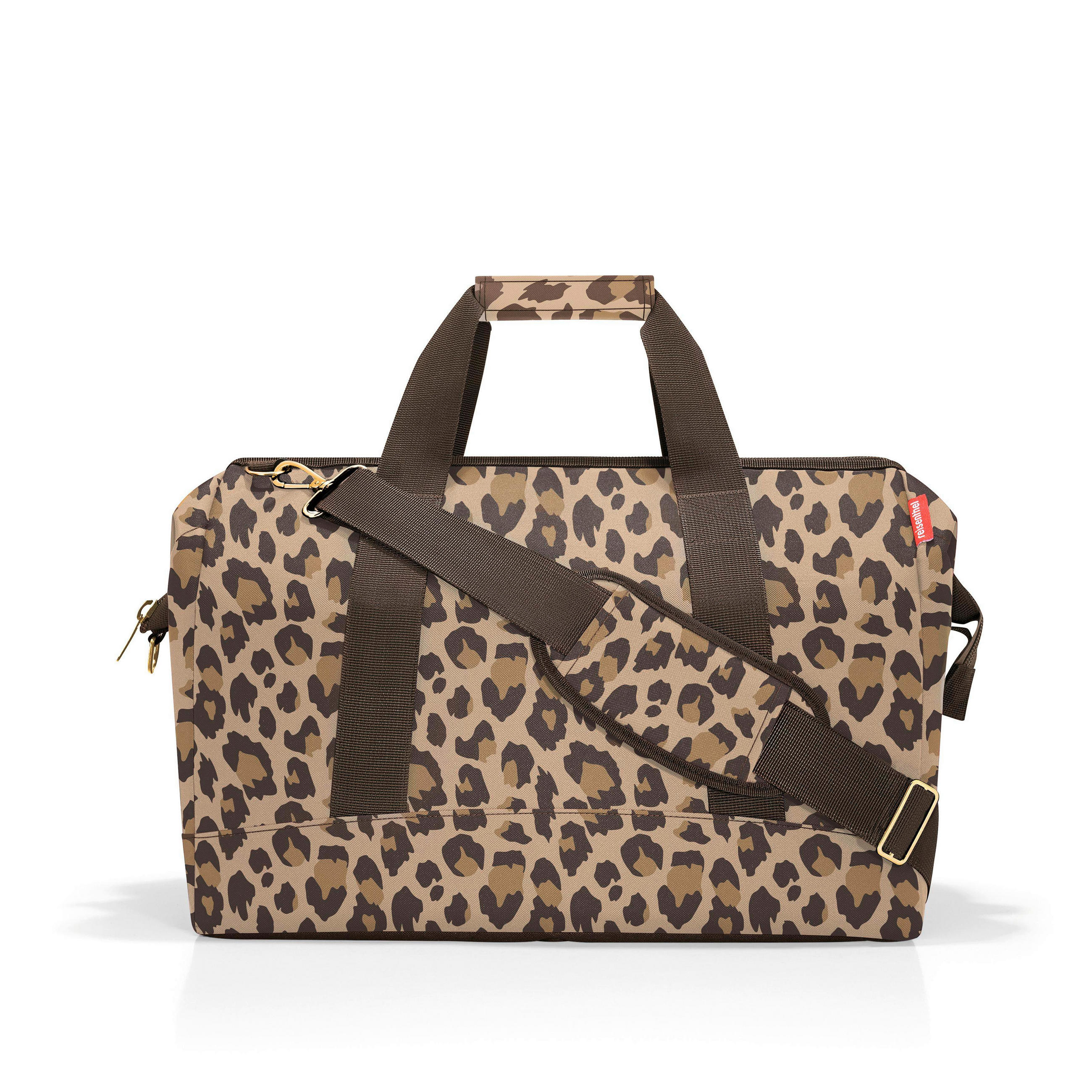 Reisenthel Reisetasche Allrounder L leo macchiato Braun, Schwarz 48x39.5x29 cm