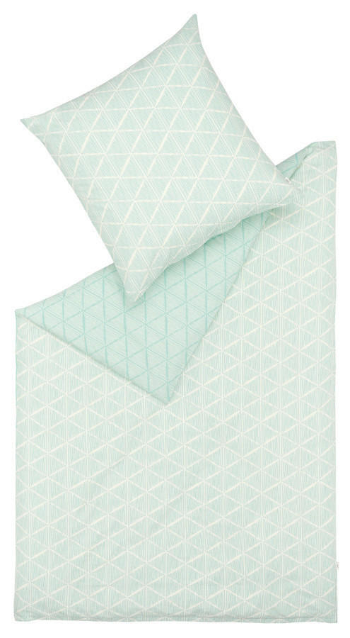 WENDEBETTWÄSCHE E-Julien Renforcé 155/220 cm  - Mintgrün, Basics, Textil (155/220cm) - Esprit