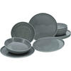 TAFELSERVICE Grau 12-teilig  - Grau, Basics, Keramik (29/25/30cm) - Creatable