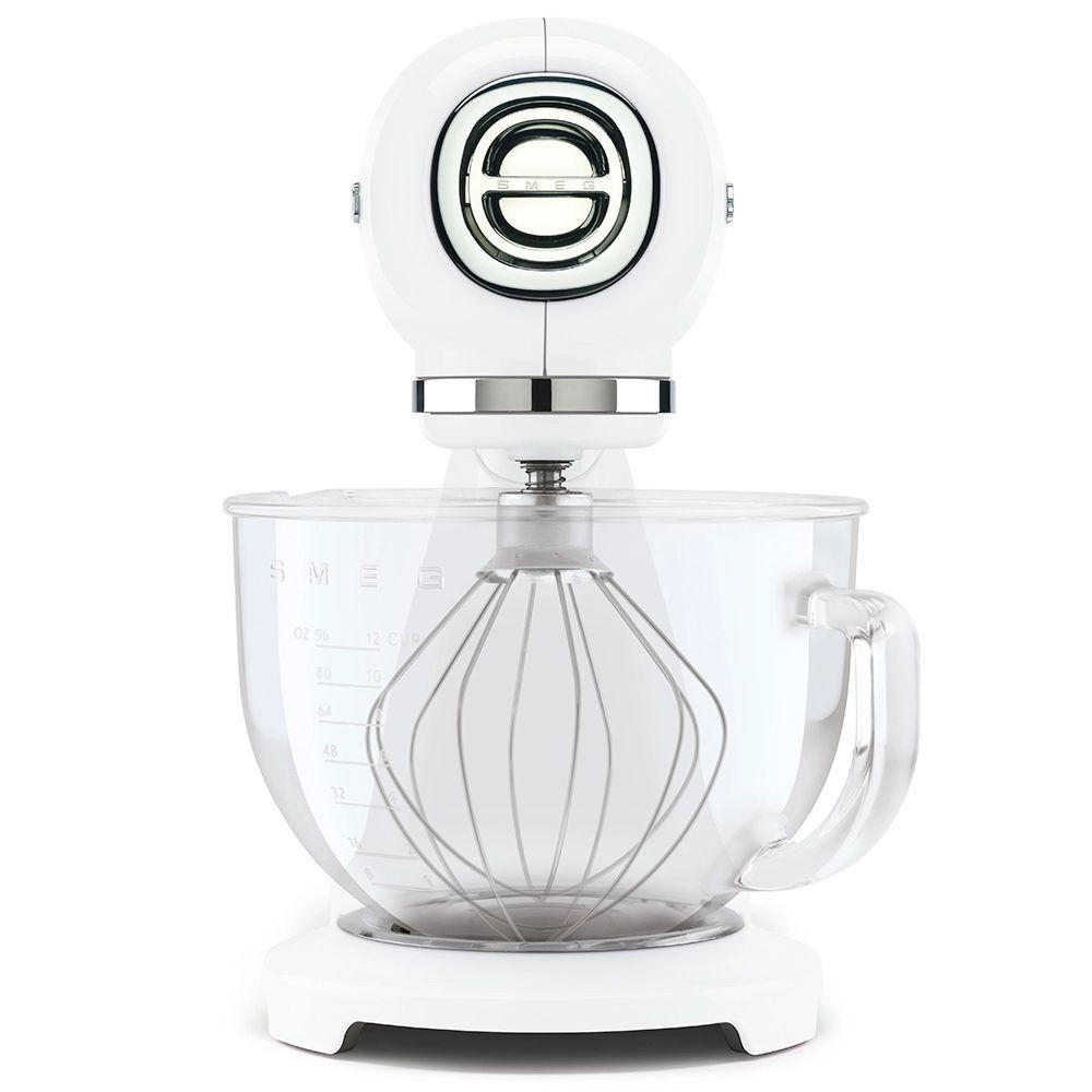 KÜCHENMASCHINE SMF13WHEU  - Weiß, Basics, Glas/Metall (40,2/37,8/22,1cm) - SMEG