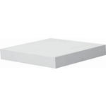 WANDBOARD Holzwerkstoff Weiß  - Weiß, Design, Holzwerkstoff (23,5/3,8/23,5cm) - Carryhome