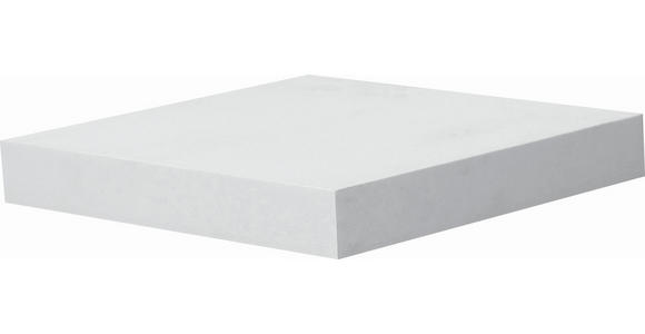 WANDBOARD Holzwerkstoff Weiß  - Weiß, Design, Holzwerkstoff (23,5/3,8/23,5cm) - Carryhome