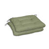 GARTENSITZKISSEN 2er-Set Uni  - Hellgrün, Basics, Textil (38/5/38cm)