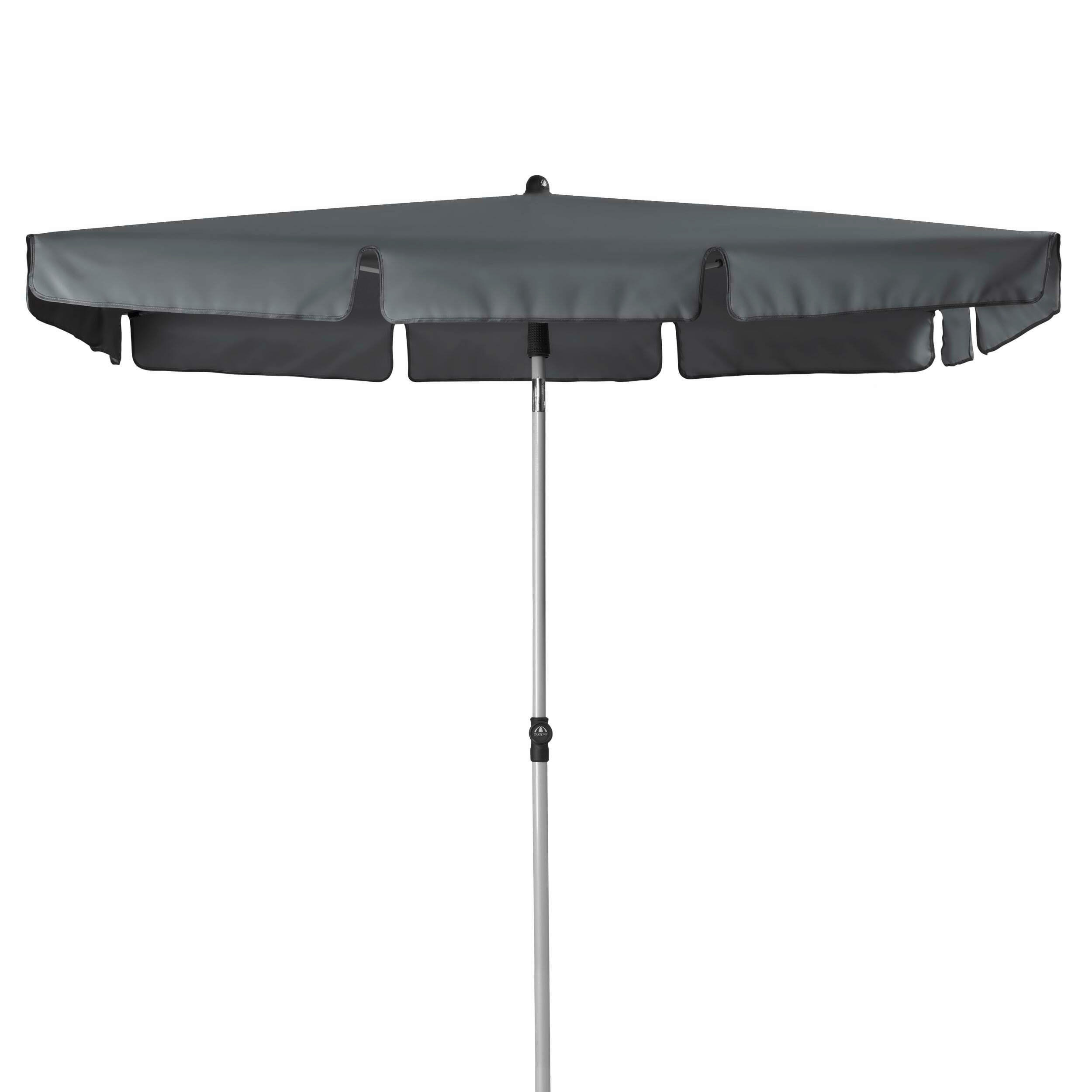 SONNENSCHIRM 180x120 cm Anthrazit  - Anthrazit/Hellgrau, Basics, Textil/Metall (180/120cm) - Doppler