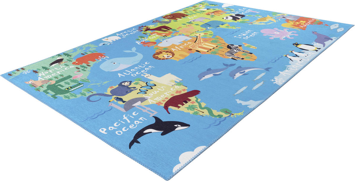 SPIELTEPPICH 120/170 cm My Torino Kids  - Blau, Trend, Textil (120/170cm) - Ben'n'jen