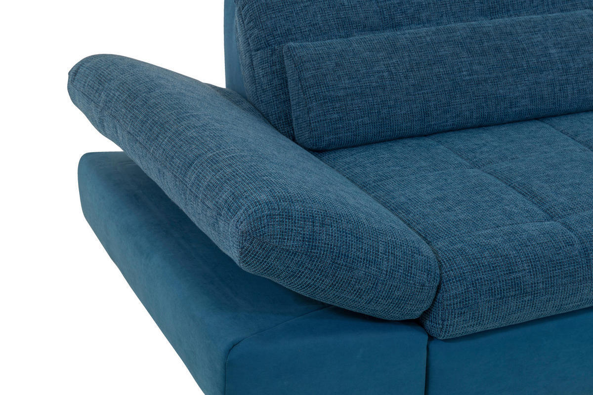 SJEDEĆA GARNITURA tekstil  tirkizna   - tirkizna/boje kroma, Design, tekstil/plastika (341/204cm) - Xora