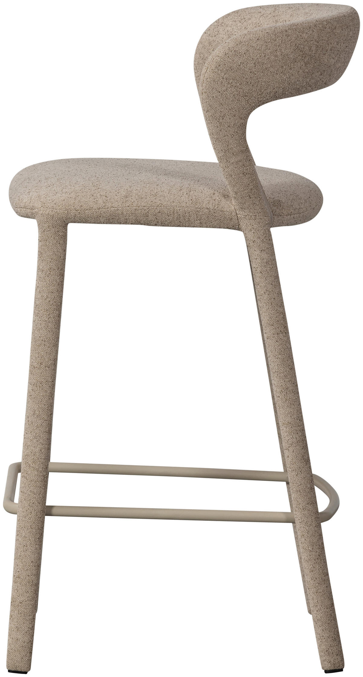 BARHOCKER Webstoff Sandfarben  - Sandfarben, MODERN, Textil (48/95/52cm) - Livetastic