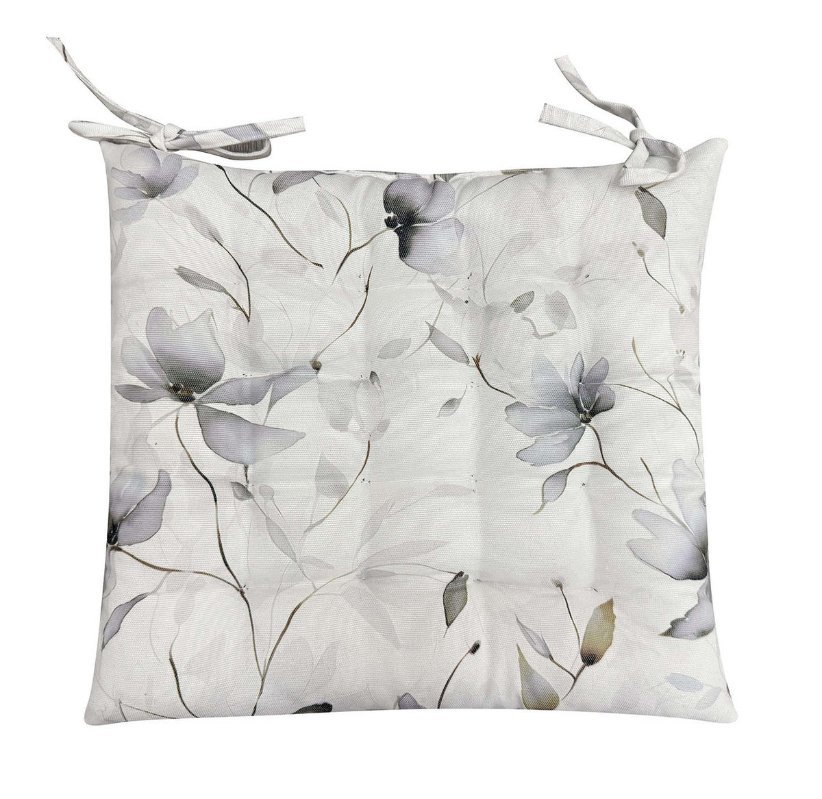 JASTUK ZA SEDENJE     - siva, Romantično / Seoski, tekstil (38/38/4cm) - Esposa