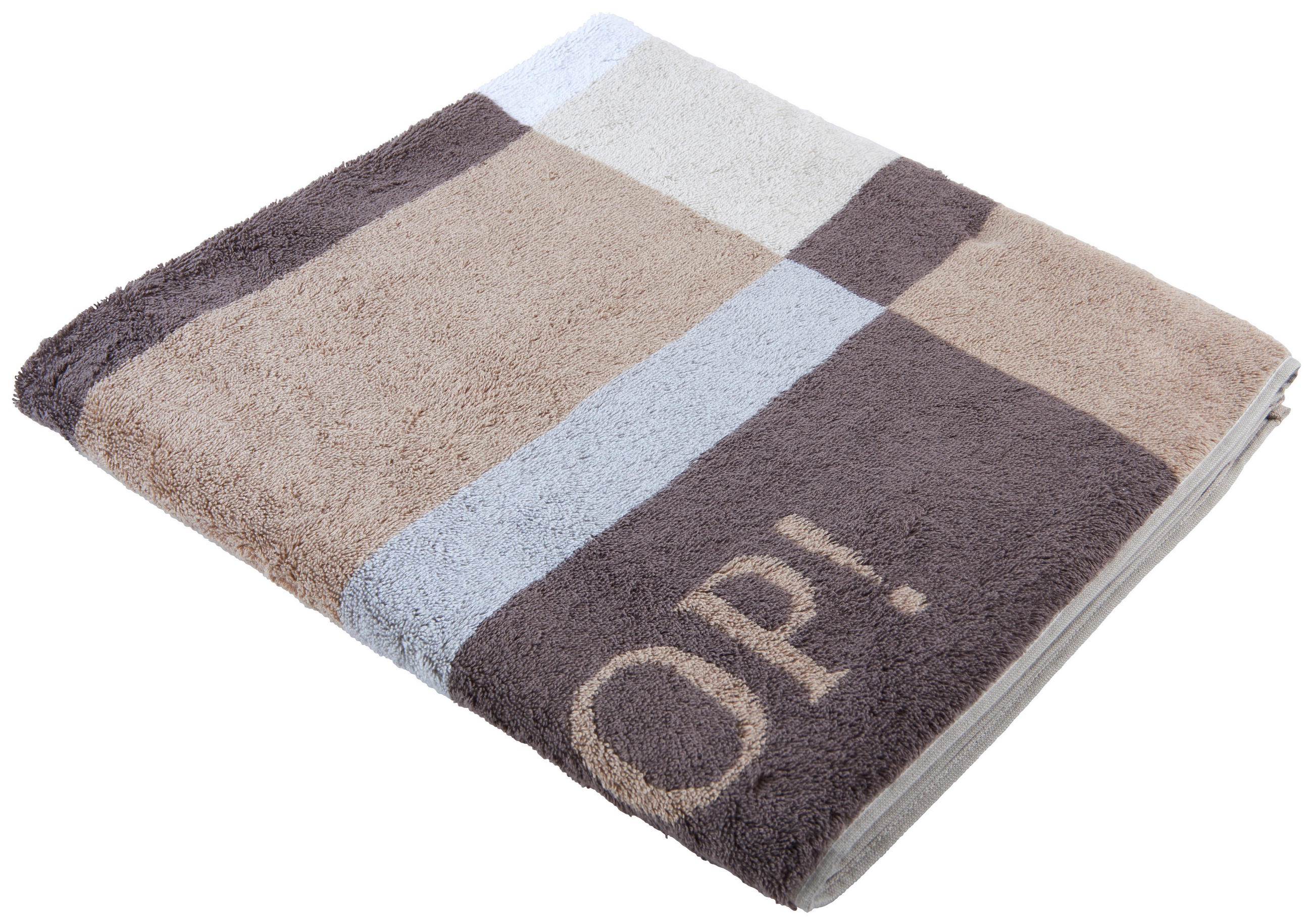 DUSCHTUCH 80/150 cm JOOP! SHADES  - Sandfarben/Beige, Basics, Textil (80/150cm) - Joop!
