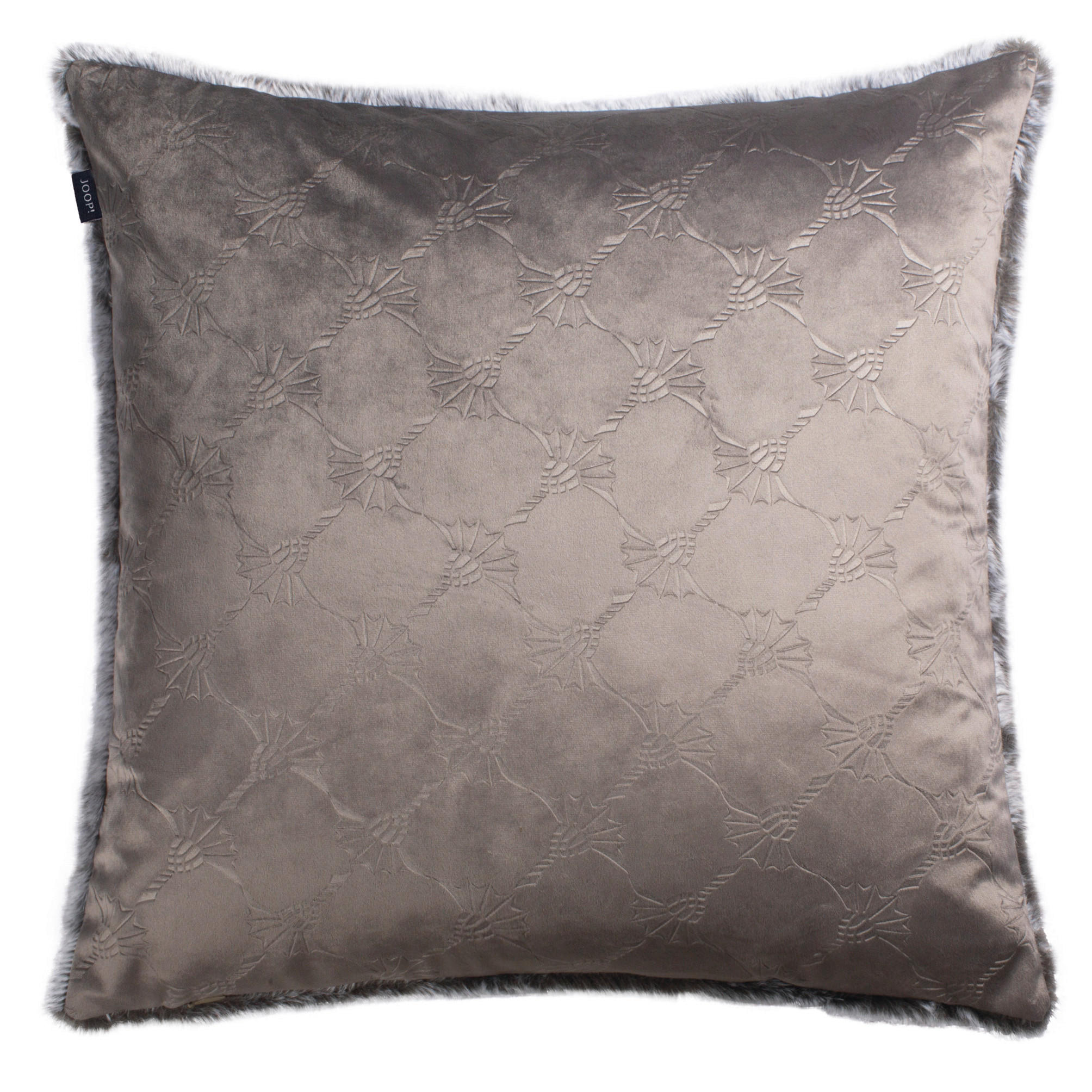 KISSENHÜLLE Fur 45/45 cm  - Grau, Design, Textil (45/45cm) - Joop!