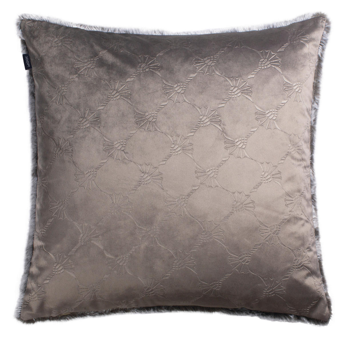 KISSENHÜLLE Fur 45/45 cm  - Grau, Design, Textil (45/45cm) - Joop!
