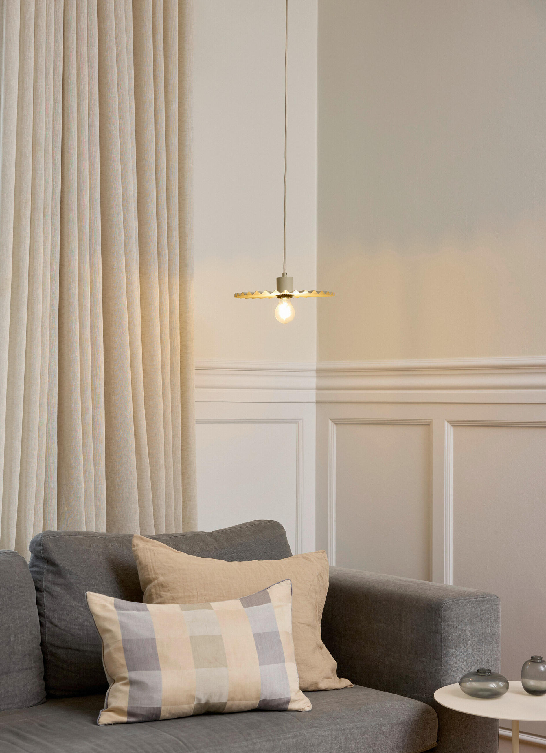 HÄNGELEUCHTE 29.5/110 cm  - Beige, Basics, Metall (29.5/110cm) - Osram