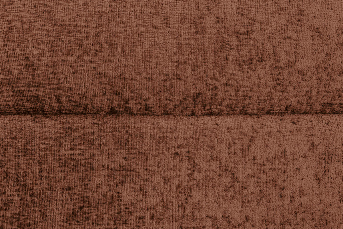 BOXSPRINGBETT 140/200 cm  in Rotbraun  - Rotbraun/Schwarz, Design, Textil/Metall (140/200cm) - Esposa
