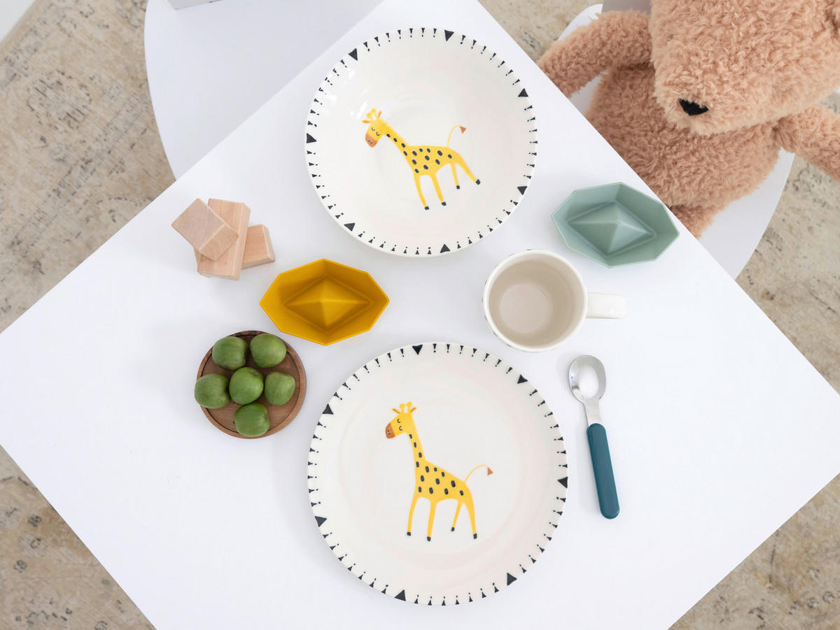 KINDERGESCHIRRSET 3-teilig  - Multicolor, Basics, Keramik - Creatable