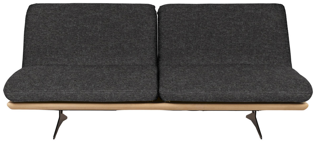 SCHLAFSOFA Holz, Textil Anthrazit  - Anthrazit/Beige, Design, Holz/Textil (204/92/90cm) - Dieter Knoll