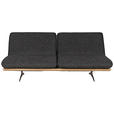 SCHLAFSOFA Palermo in Webstoff Anthrazit  - Anthrazit/Beige, Design, Holz/Textil (204/92/90cm) - Dieter Knoll