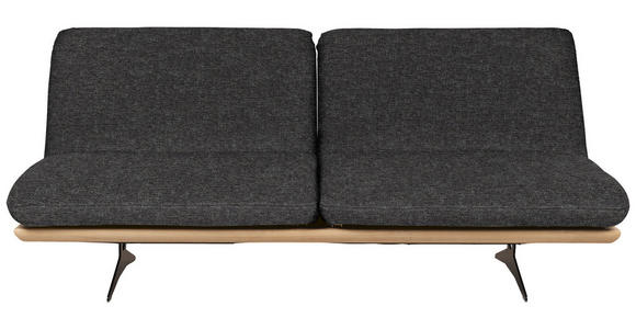 SCHLAFSOFA Palermo in Webstoff Anthrazit  - Anthrazit/Beige, Design, Holz/Textil (204/92/90cm) - Dieter Knoll