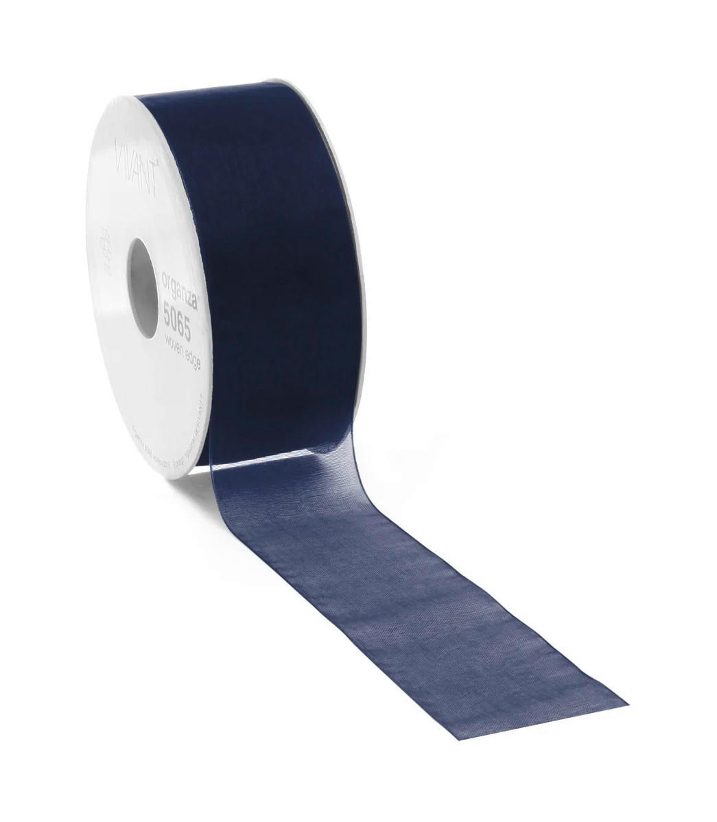 GESCHENKBAND  - Dunkelblau, Basics (2,5/500cm)