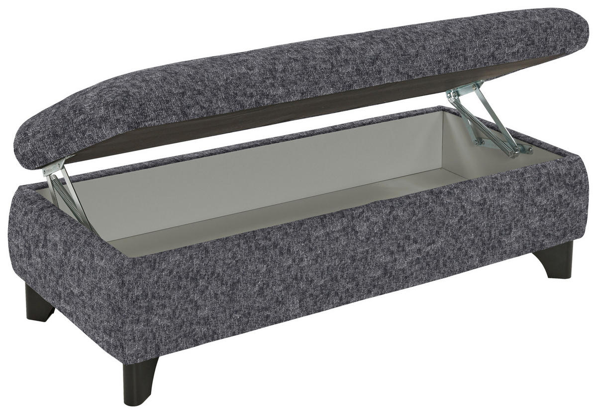 PALL i textil antracit  - svart/antracit, Klassisk, metall/textil (60/45/60cm) - MID.YOU
